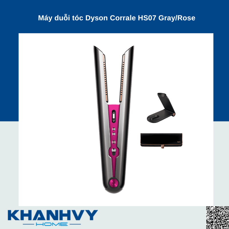 Máy duỗi tóc Dyson Corrale HS07 Gray/Rose