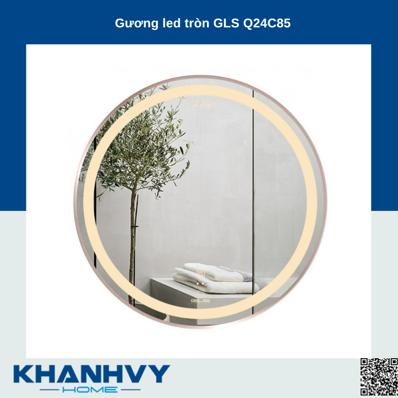 Gương led tròn GLS Q24C85