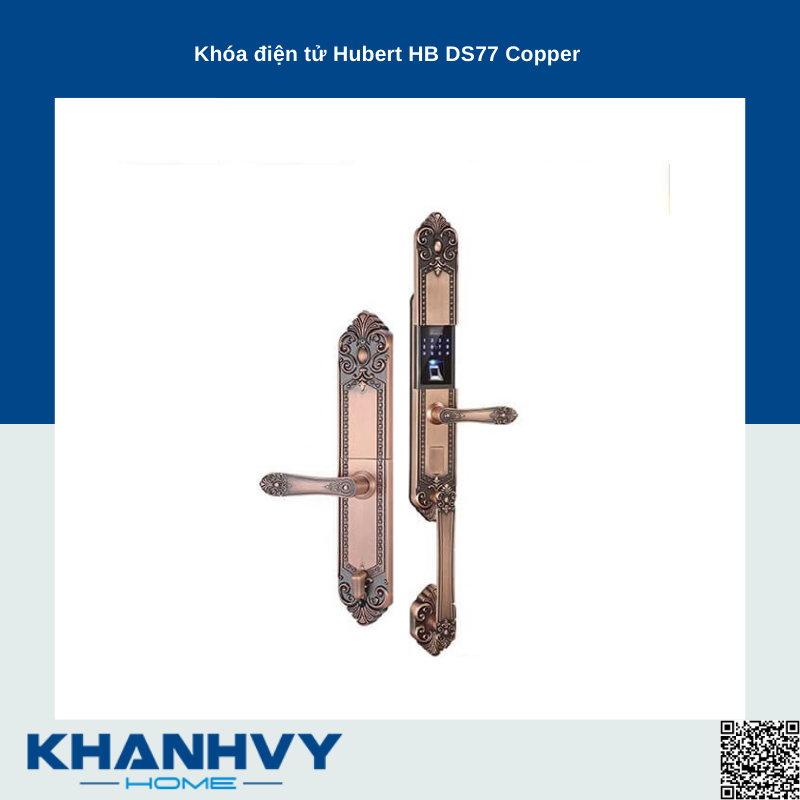 Khóa điện tử Hubert HB DS77 Copper