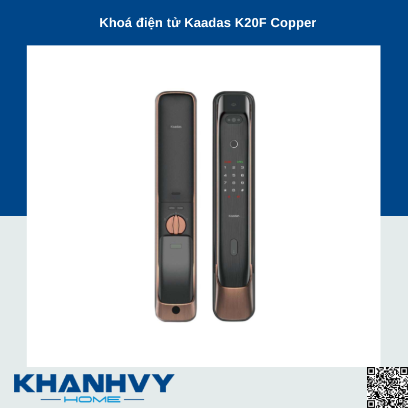 Khoá điện tử Kaadas K20F Copper