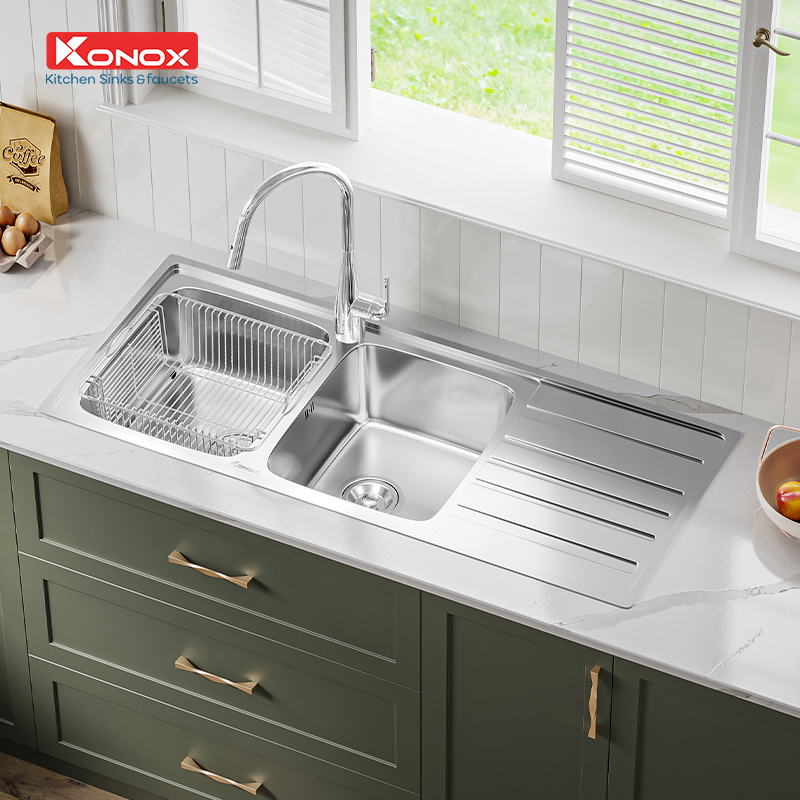Chậu rửa bát Konox European Sink Premium KS11650 2B Right