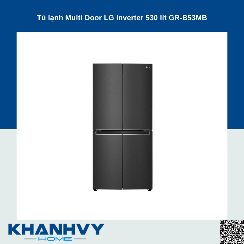 Tủ lạnh Multi Door LG Inverter 530 lít GR-B53MB