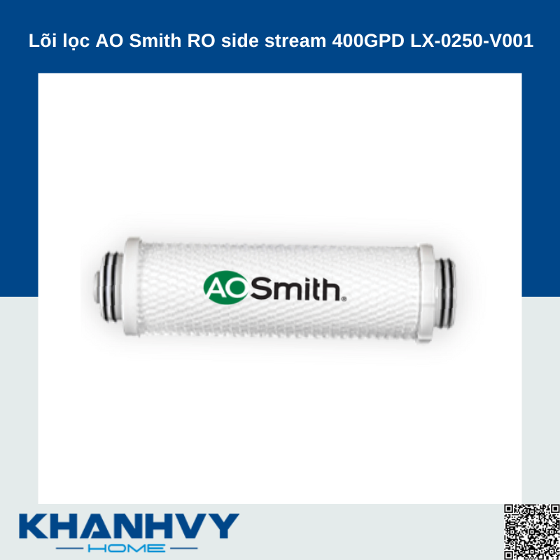 Lõi lọc AO Smith RO side stream 400GPD LX-0250-V001
