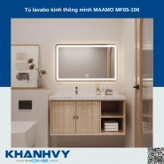 Tủ lavabo kính thông minh MAAMO MF05-100