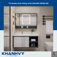 Tủ lavabo kính thông minh MAAMO MF08-100