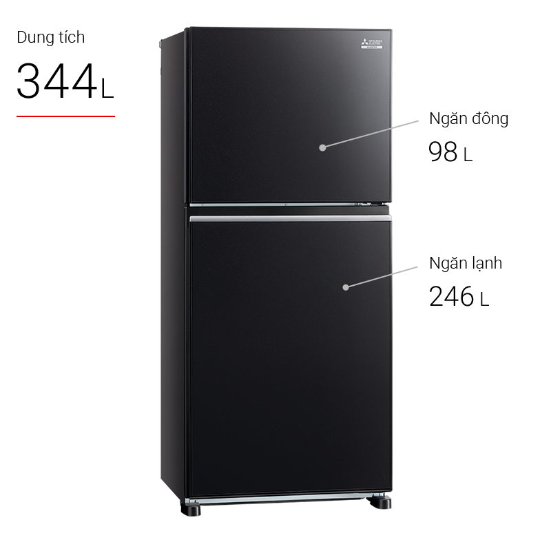 Tủ lạnh 2 cửa Mitsubishi MR-FX43EN GBK