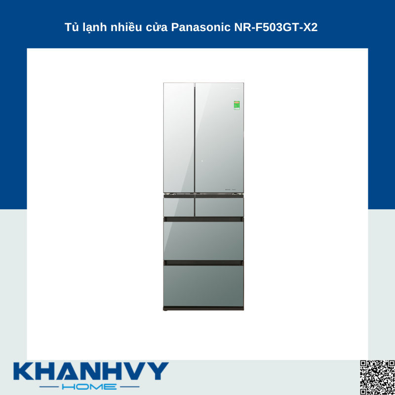 Tủ lạnh nhiều cửa Panasonic NR-F503GT-X2