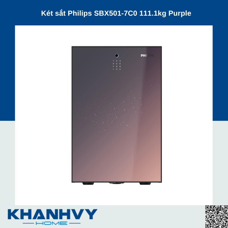 Két sắt Philips SBX501-7C0 111.1kg Purple