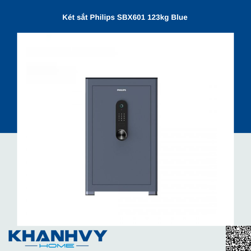 Két sắt Philips SBX601 123kg Blue