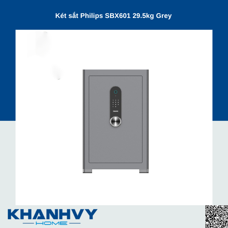 Két sắt Philips SBX601 29.5kg Grey