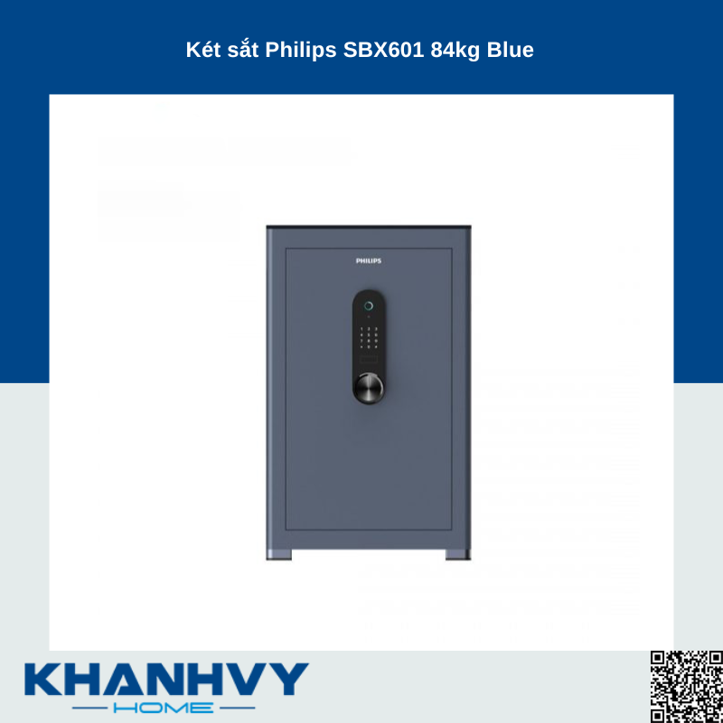 Két sắt Philips SBX601 84kg Blue