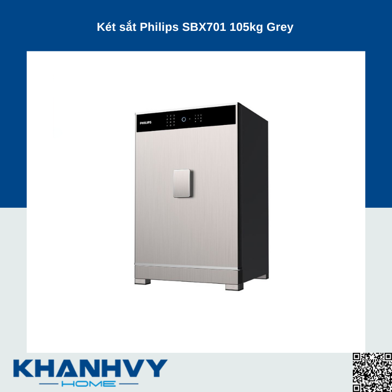 Két sắt Philips SBX701 105kg Grey