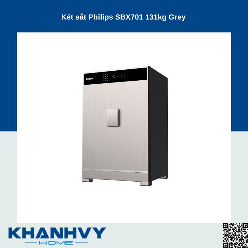 Két sắt Philips SBX701 131kg Grey