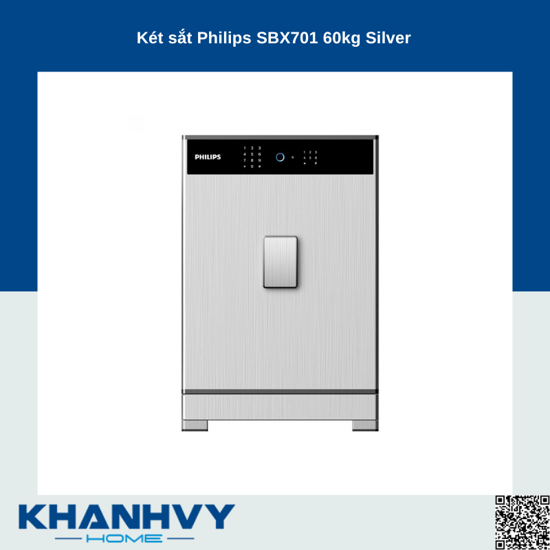 Két sắt Philips SBX701 60kg Silver