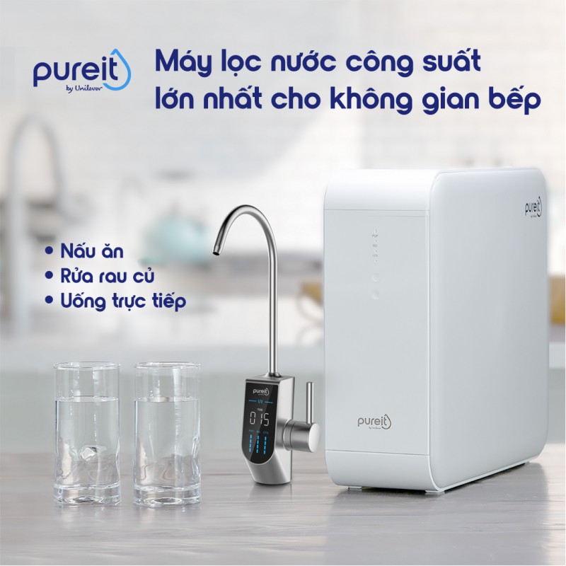 Máy lọc nước âm tủ bếp Pureit Delica UR5840 SN Đà Nẵng