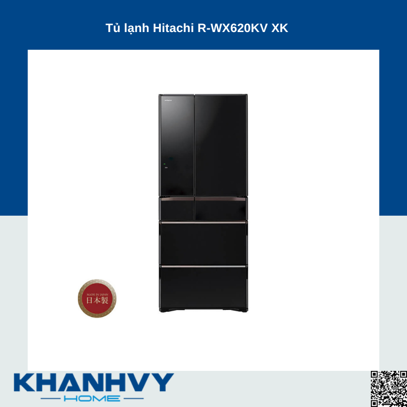 Tủ lạnh Hitachi R-WX620KV XK