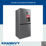 Tủ lạnh 4 cửa Sharp SJ-FX420V-SL