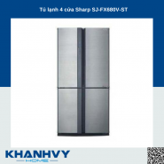 Tủ lạnh 4 cửa Sharp SJ-FX680V-ST