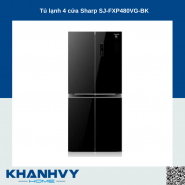Tủ lạnh 4 cửa Sharp SJ-FXP480VG-BK