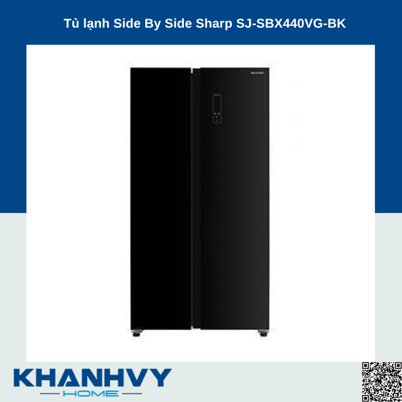 Tủ lạnh Side By Side Sharp SJ-SBX440VG-BK