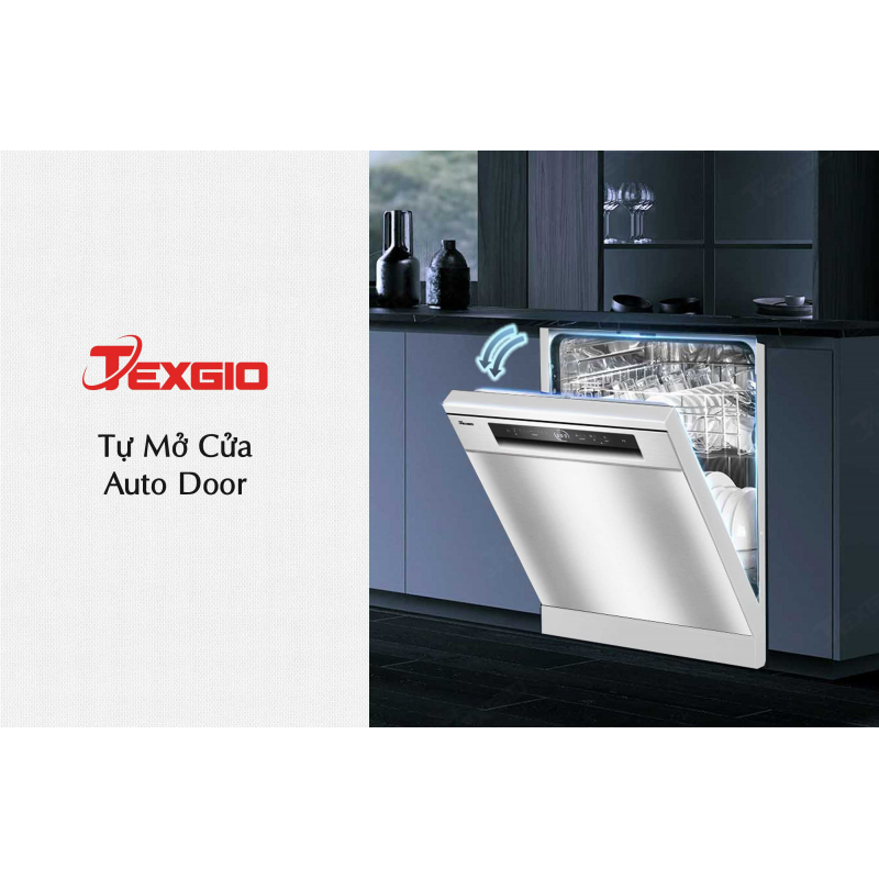 Máy rửa chén Dishwasher Texgio TGF3815S