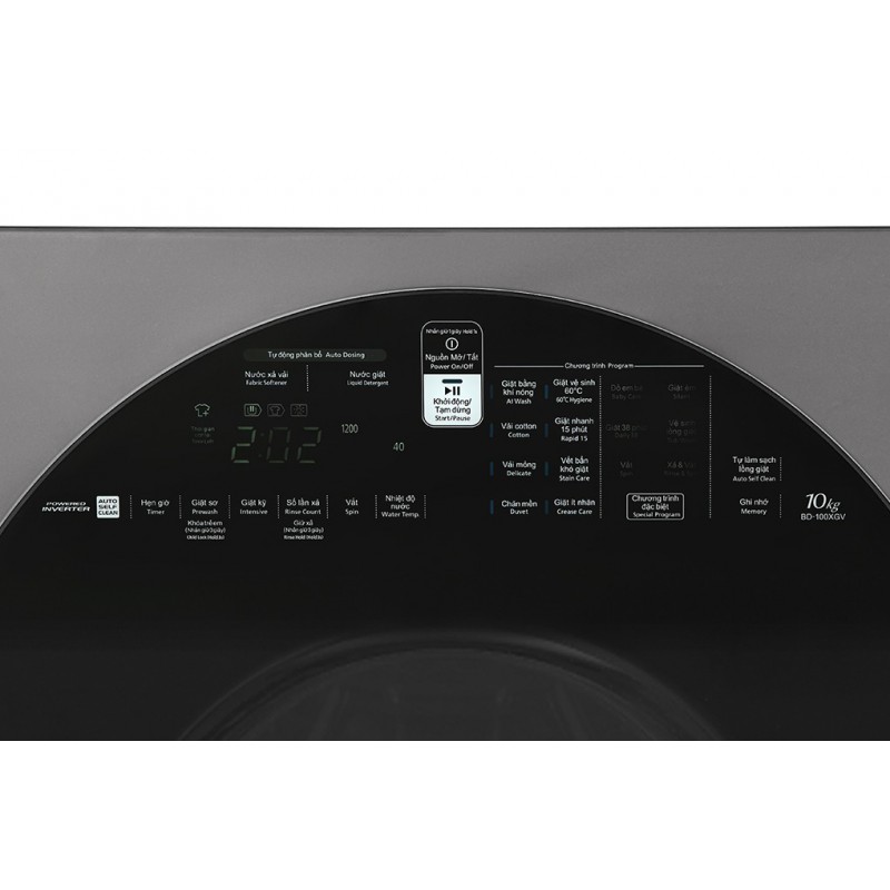 Máy giặt Inverter 10 kg Hitachi BD-100XGV MAG