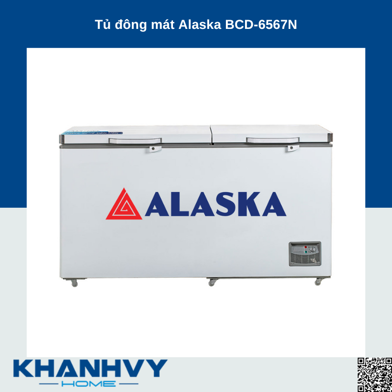 Tủ đông mát Alaska BCD-6567N