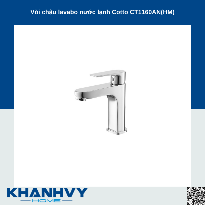Vòi chậu lavabo nước lạnh Cotto CT1160AN(HM)