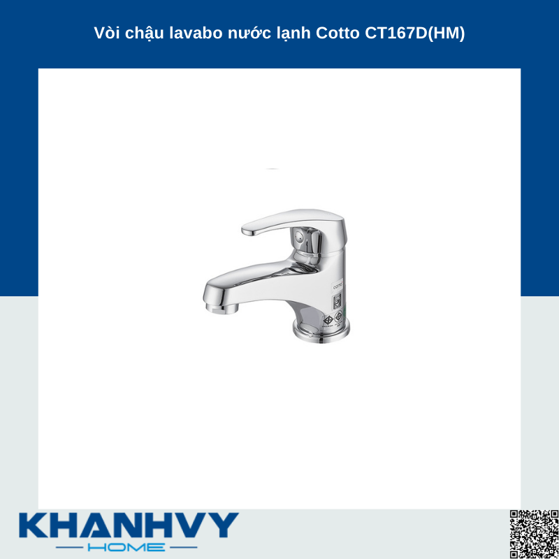 Vòi chậu lavabo nước lạnh Cotto CT167D(HM)