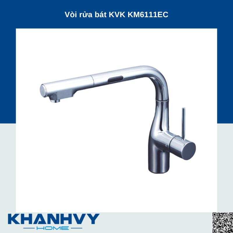 Vòi rửa bát KVK KM6111EC
