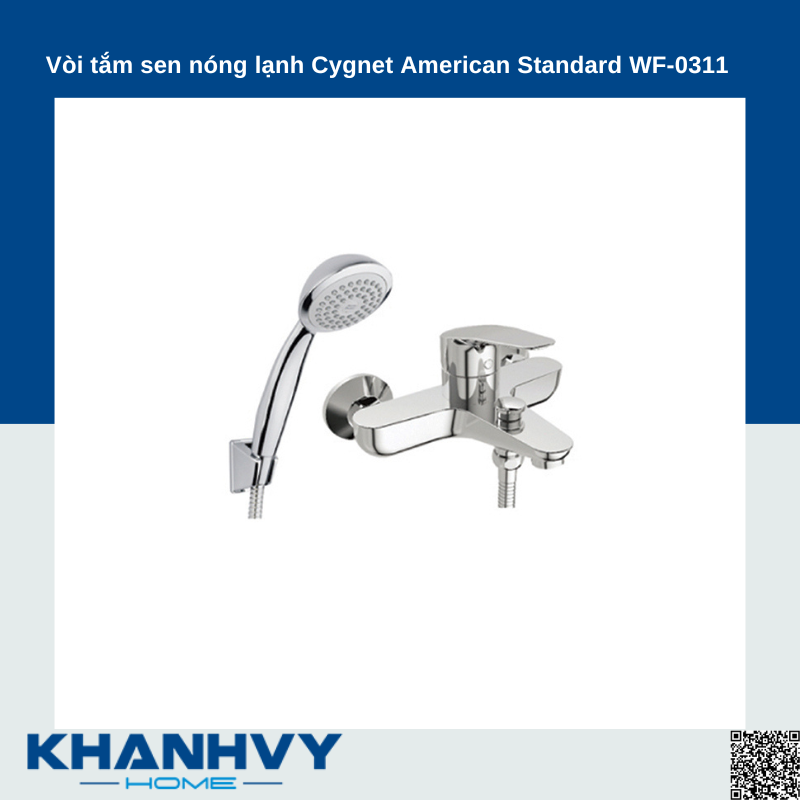 Vòi tắm sen nóng lạnh Cygnet American Standard WF-0311