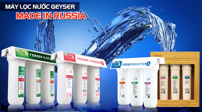 Máy lọc từ thương hiệu Geyser của Nga