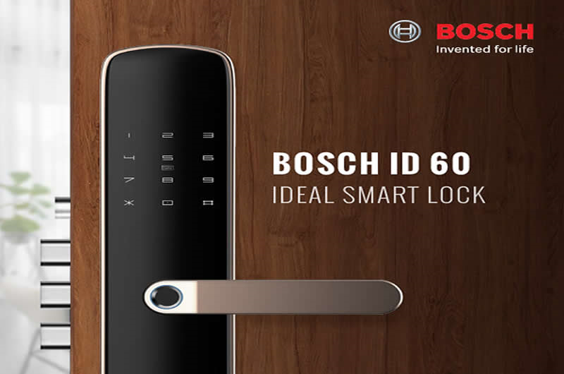  Khóa điện tử Bosch ID60 sử dụng chuông cảnh báo