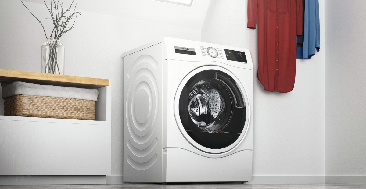  Máy giặt sấy Bosch WVG30462SG với thiết kế sang trọng, tôn thêm vẻ đẹp cho căn nhà bạn