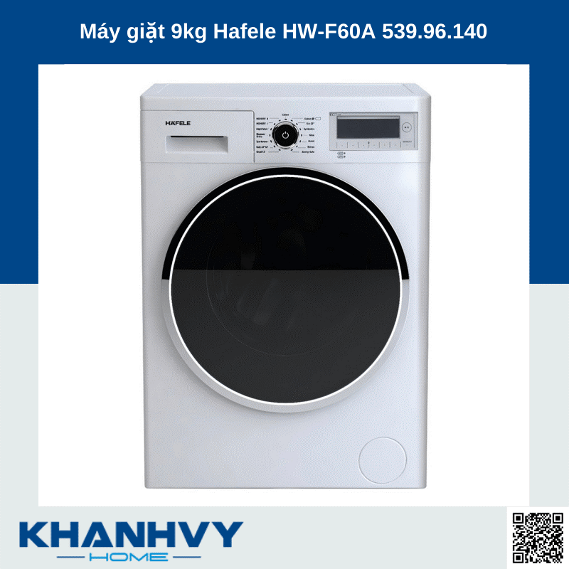 Sản phẩm máy giặt 9kg Hafele HW-F60A 539.96.140 chính hãng tại Khánh Vy Home