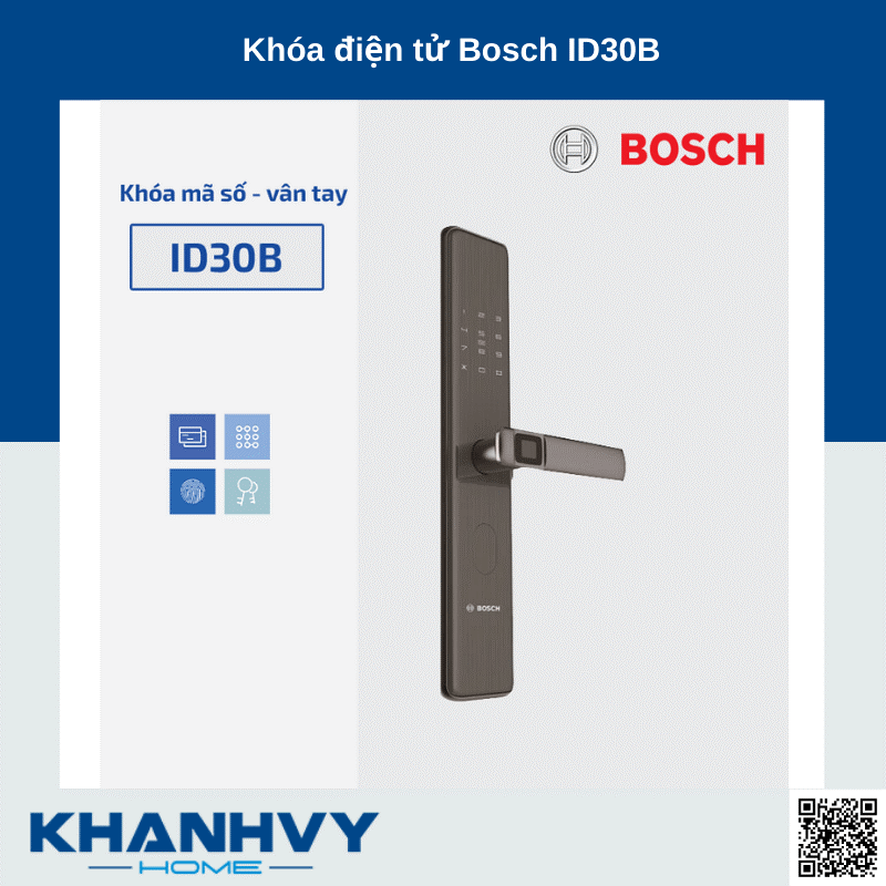  Khóa điện tử Bosch ID30B