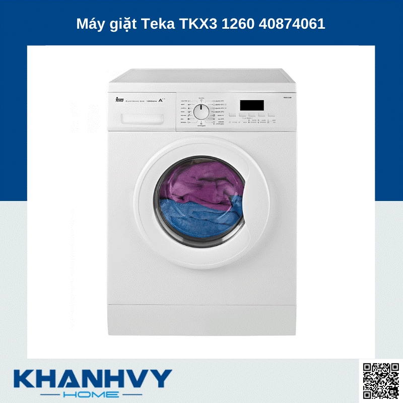 Sản phẩm máy giặt Teka TKX3 1260 40874061 chính hãng Teka tại Khánh Vy Home