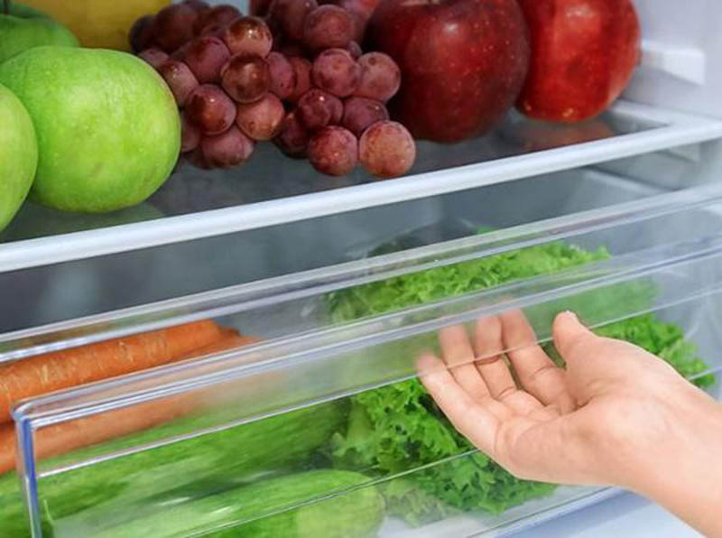 Dự trữ lượng thực phẩm vừa đủ để đảm bảo hiệu suất làm lạnh của tủ