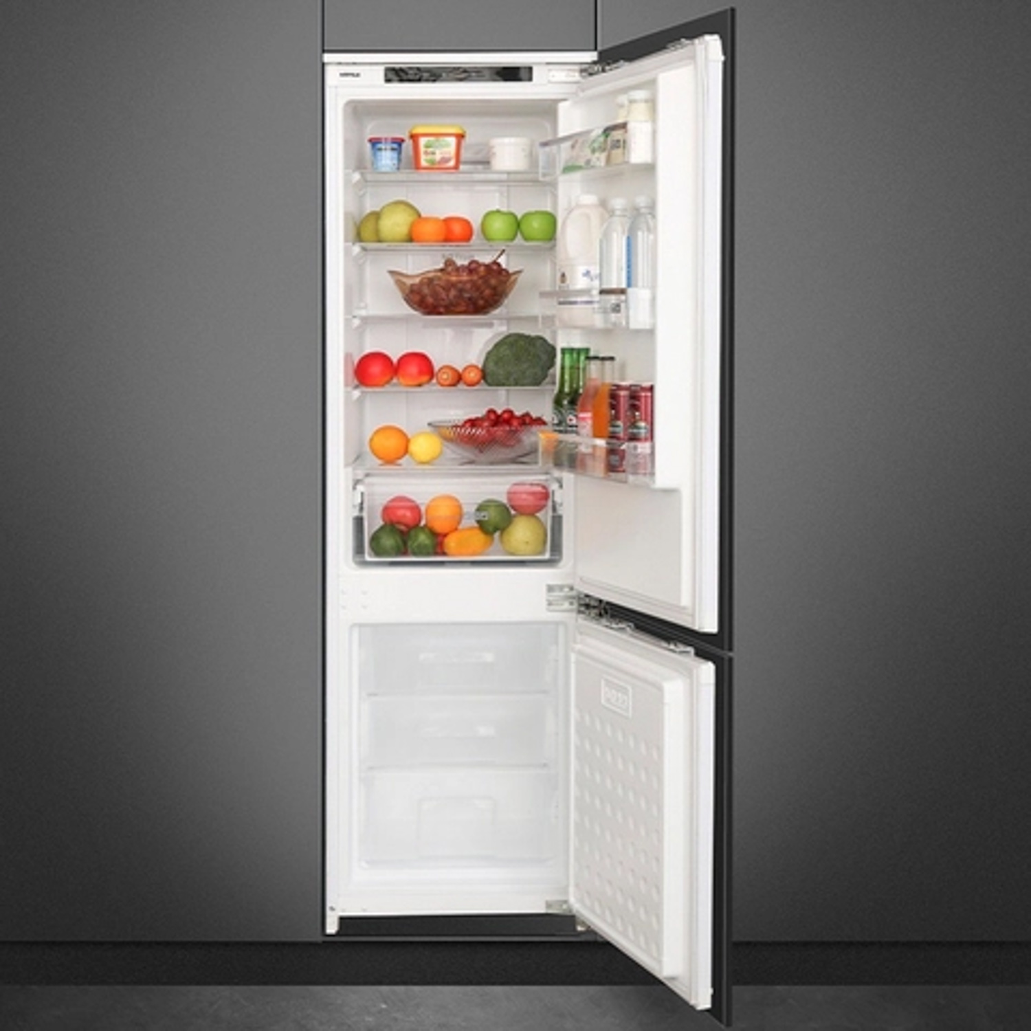 Tủ lạnh SMEG C7176DNPHSG 535.14.522 thiết kế lắp đặt âm tủ hiện đại