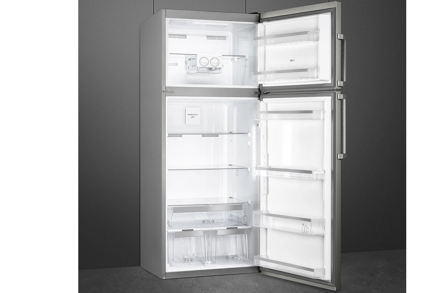 Tủ lạnh SMEG FD70FN1HX 535.14.593 ngăn chứa lớn, dữ trữ được nhiều thực phẩm