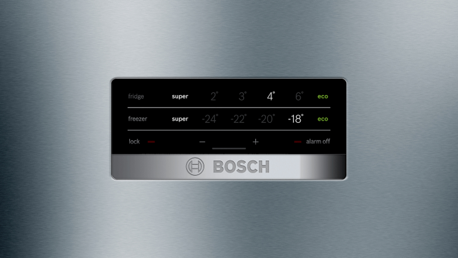 Tủ lạnh Bosch HMH.KGN56XI40J Series 4 sở hữu bảng điều khiển cảm ứng hiện đại