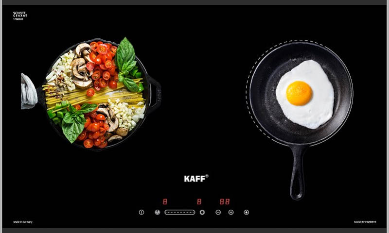 Bếp điện từ KAFF KF-EG900IH được trang bị quạt tản nhiệt lớn