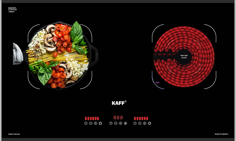 Bếp điện từ KAFF KF-EG901IH có đầy đủ những tính năng tân tiến của một chiếc bếp điện từ cao cấp