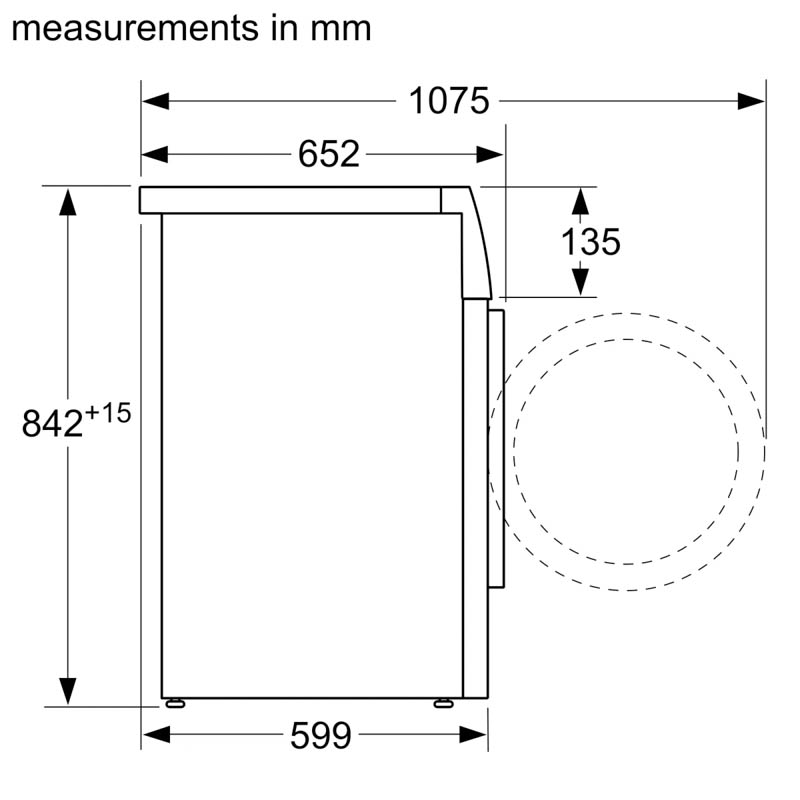 Thông số máy sấy bơm nhiệt Bosch TGB.WTX87MH0SG 9kg Series 8