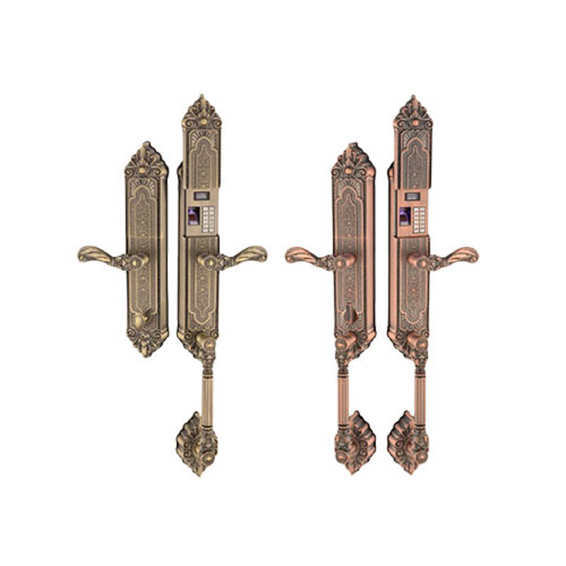 Sản phẩm khóa vân tay PHGlock FP8080 - R sở hữu thiết kế cổ điển với tay nắm cửa phía dưới khóa vô cùng sang trọng