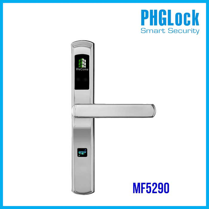 Sản phẩm khóa khách sạn PHGlock MF5290 - R sở hữu thiết kế đơn giản nhưng vô cùng hiện đại và sang trọng
