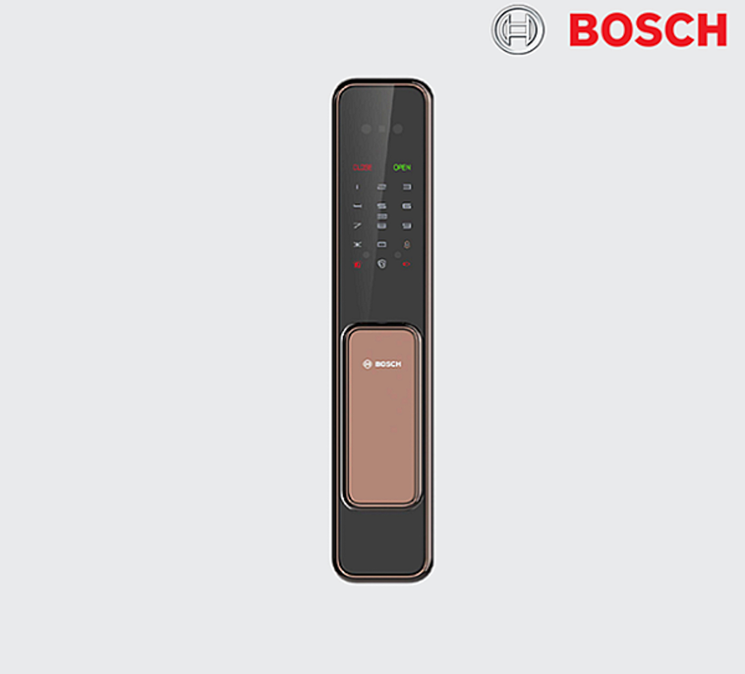Khóa điện tử Bosch HB.EL600B Gold được sản xuất theo tiêu chuẩn chất lượng Đức
