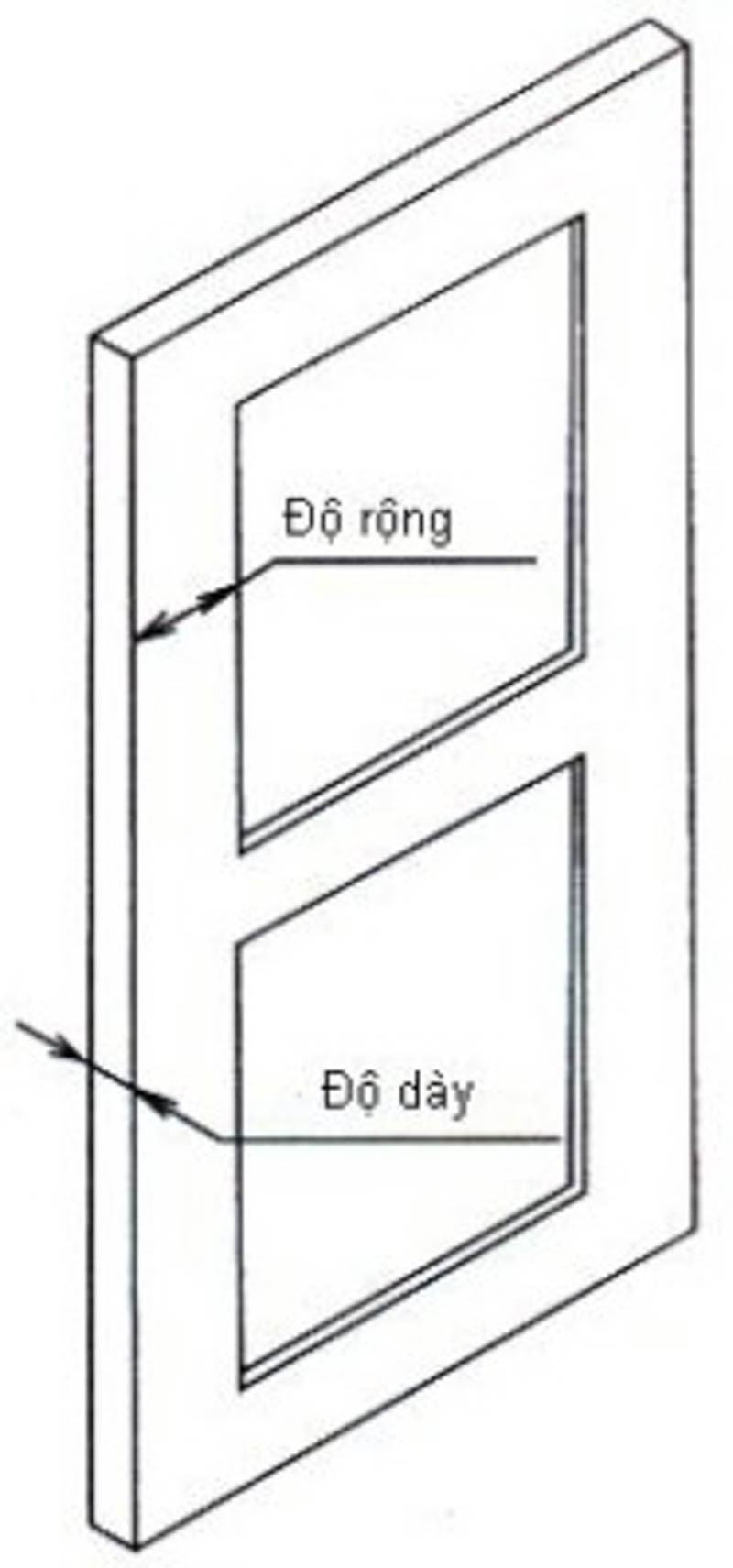 Cần đo chính xác độ dày của cửa