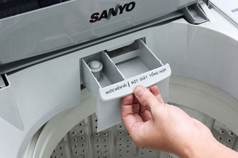 Các bước sử dụng máy giặt Sanyo đời cũ