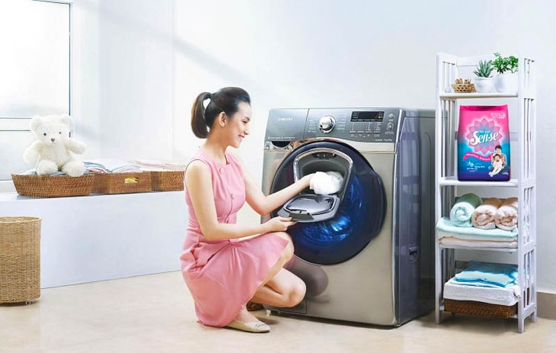 Máy giặt lồng ngang có nhiều ưu điểm ấn tượng